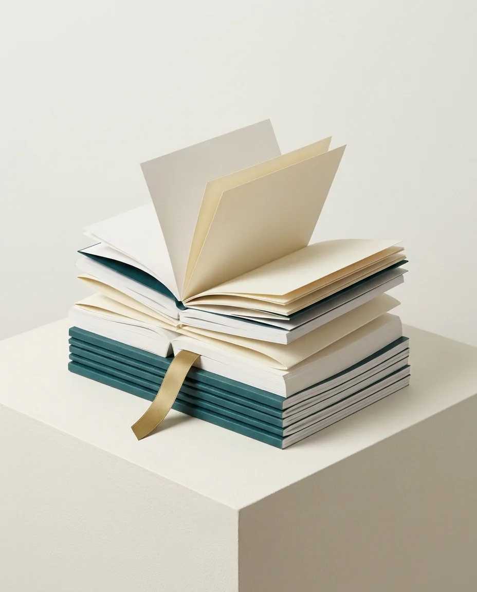 A stack of notebooks and an open book represent course resources available through AHEG Resources.